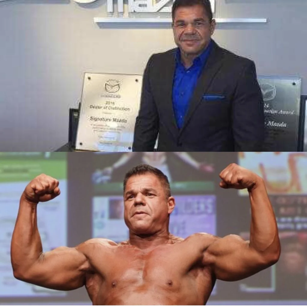 Before and after bodybuilding