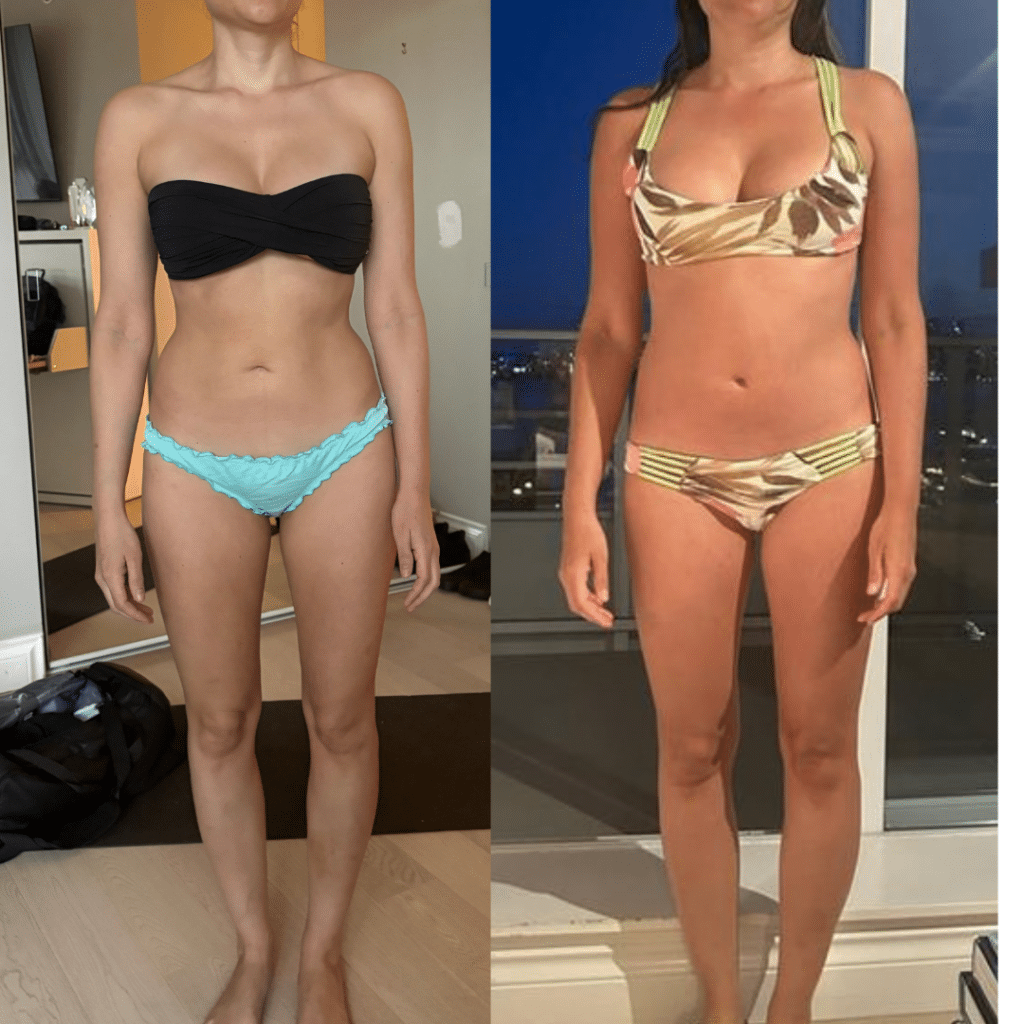 Female personal training client in vancouver who lost 10lbs