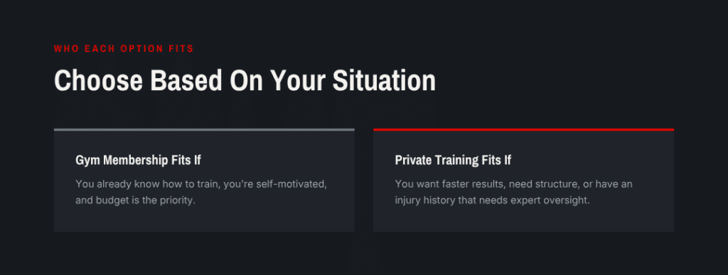 hybrid training option