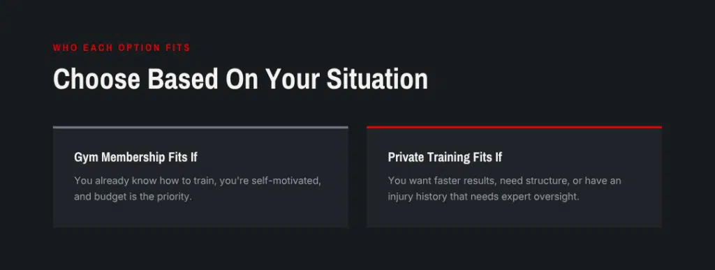 hybrid training option